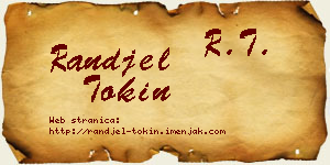 Ranđel Tokin vizit kartica